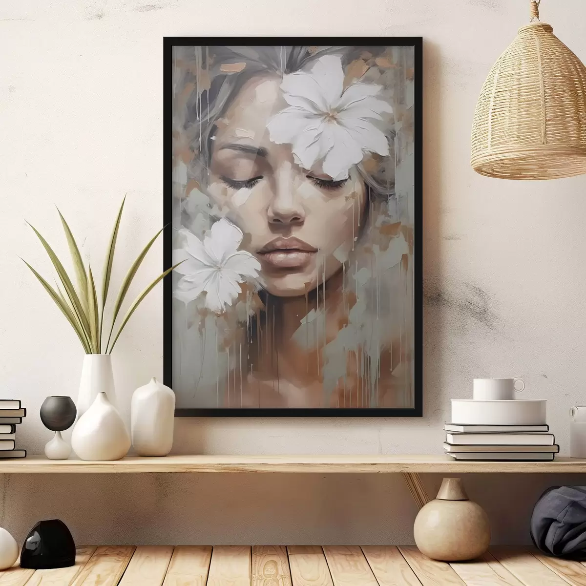 Poster Weibliches Gesicht f44684