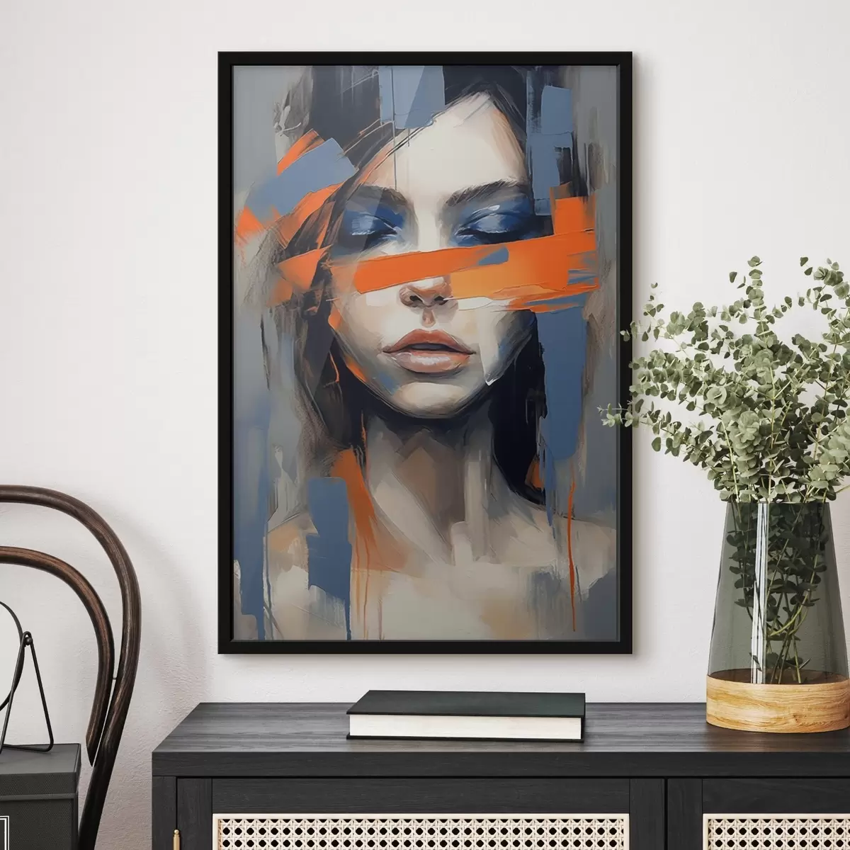 Poster Weibliches Gesicht f44686