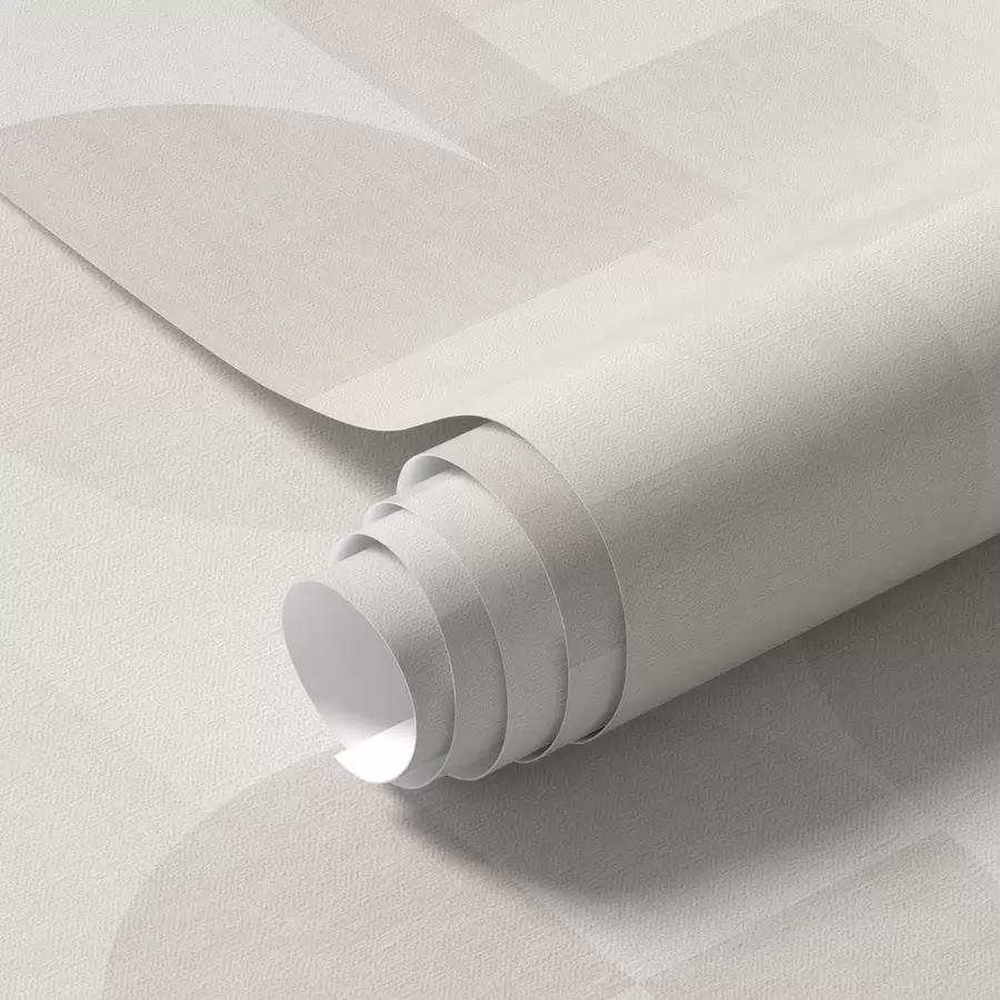 Fototapete Minimalistische Geometrie in heller Creme-Palette a00189