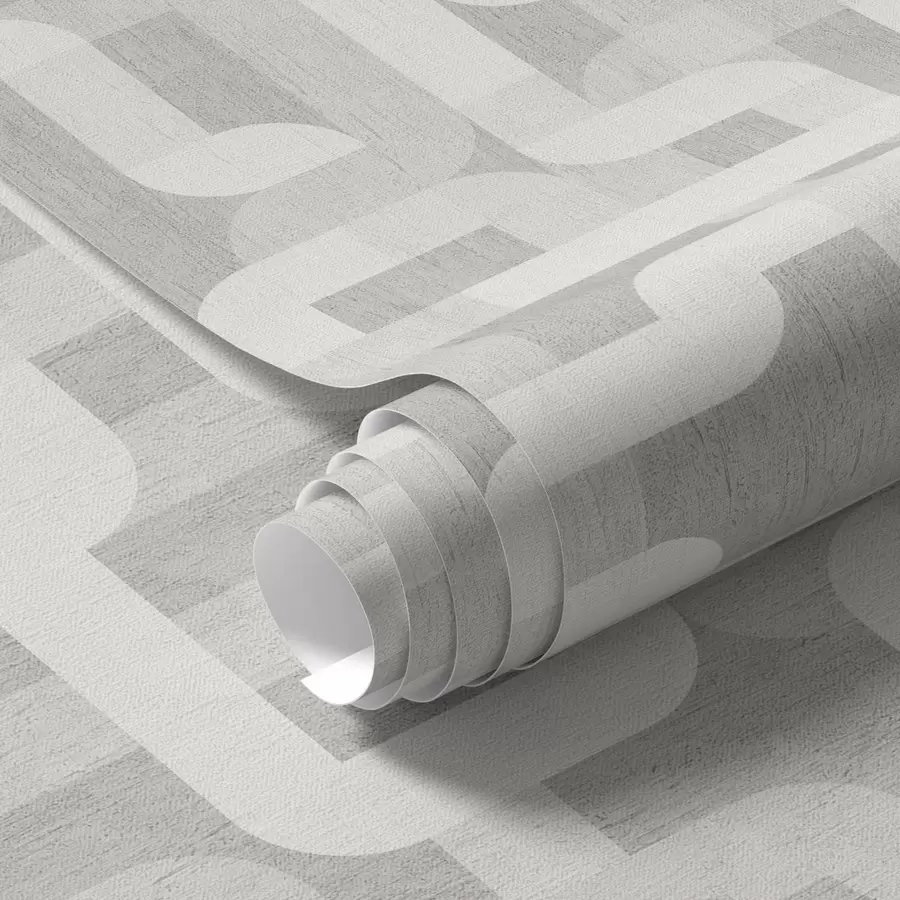 Fototapete Modernes grafisches Muster mit geschwungenen Linien a00190