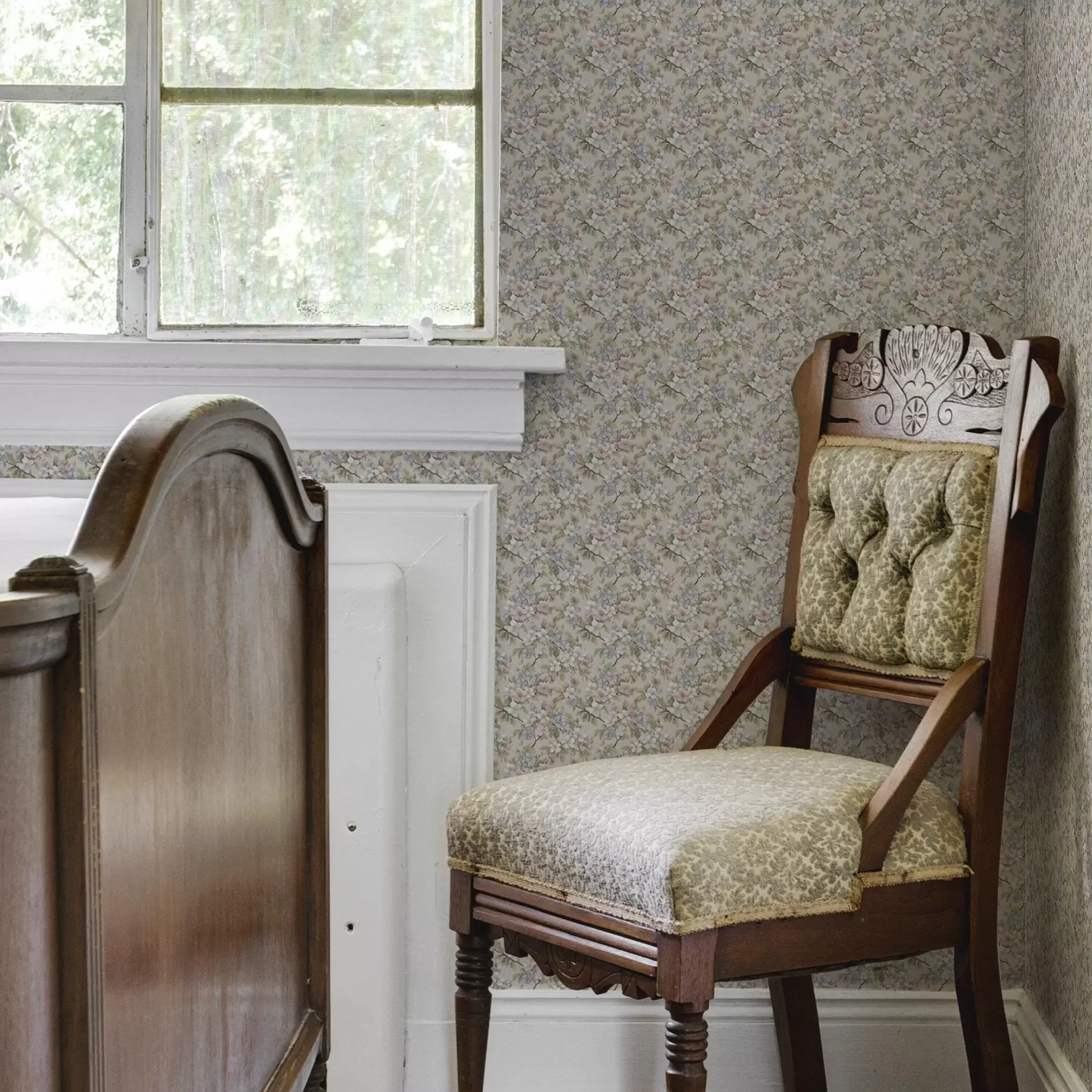 Fototapete Diagonaler Strauß mit Frühlingsblumen in zarten Farbtönen a00204