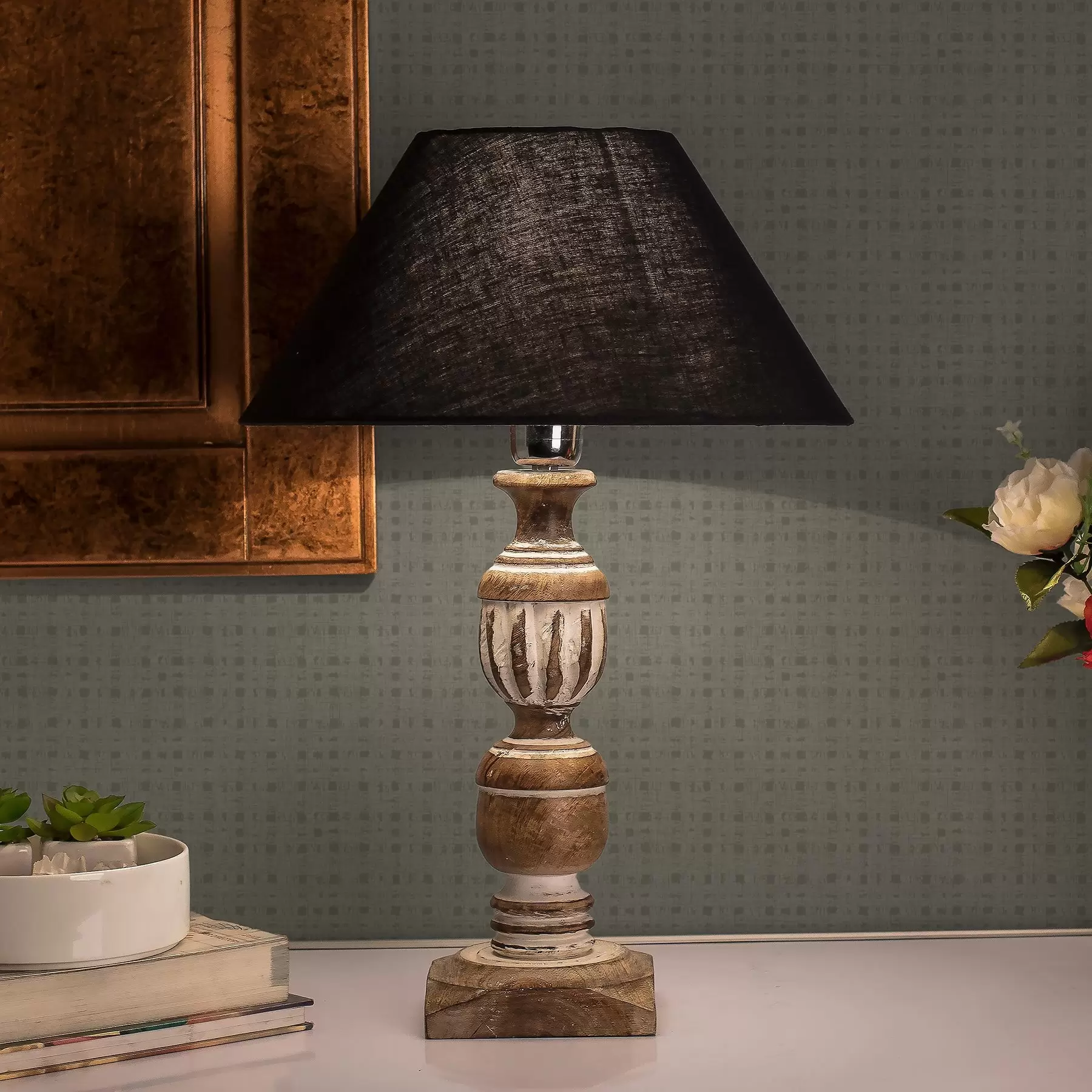 Fototapete Kleiner grüner Käfig, strukturierter Hintergrund im Retrostil a00234