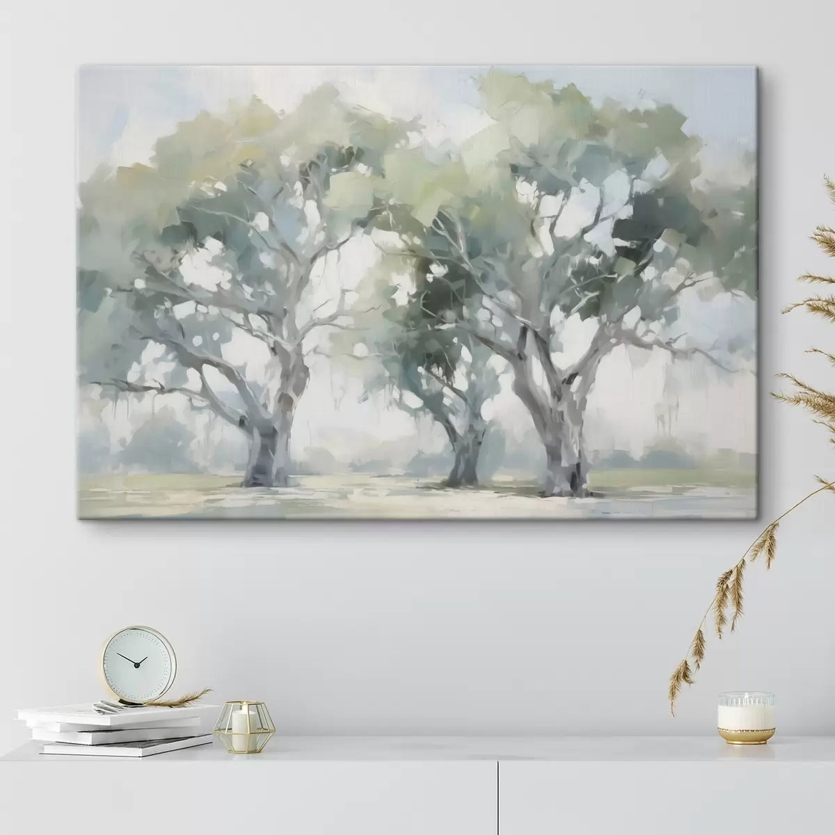 Wandbilder Eichenhain Nachahmung Malerei s44695