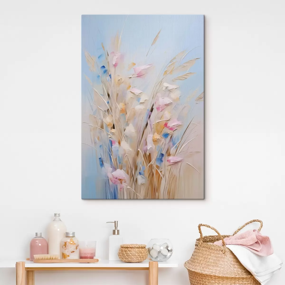 Wandbilder Feldgräser Imitation Malerei s44696