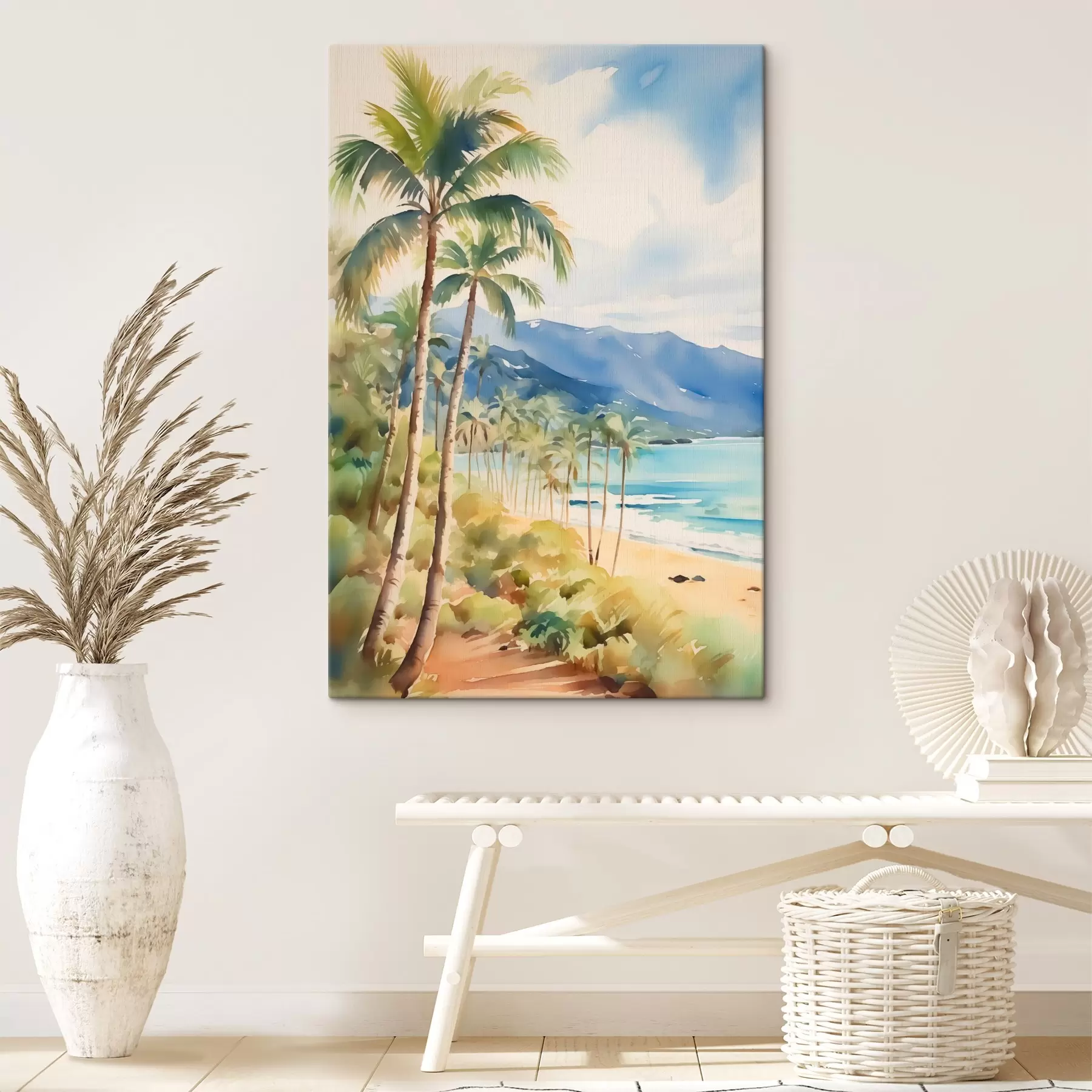 Wandbilder Palmen am Meer s44701