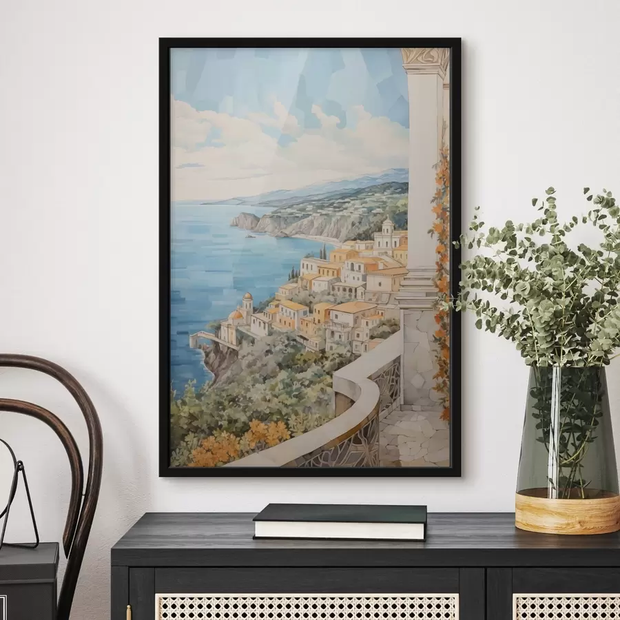 Fototapete Stadt am Meer f44694