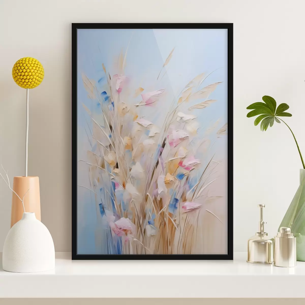 Poster Feldgräser Imitation Malerei f44696