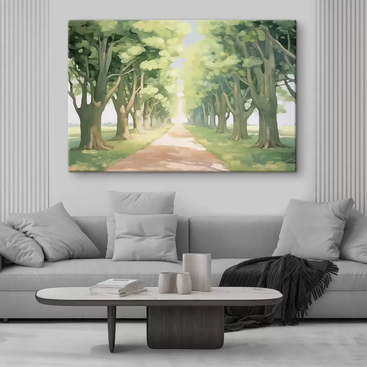 Wandbilder Baumallee entlang des Weges s44727