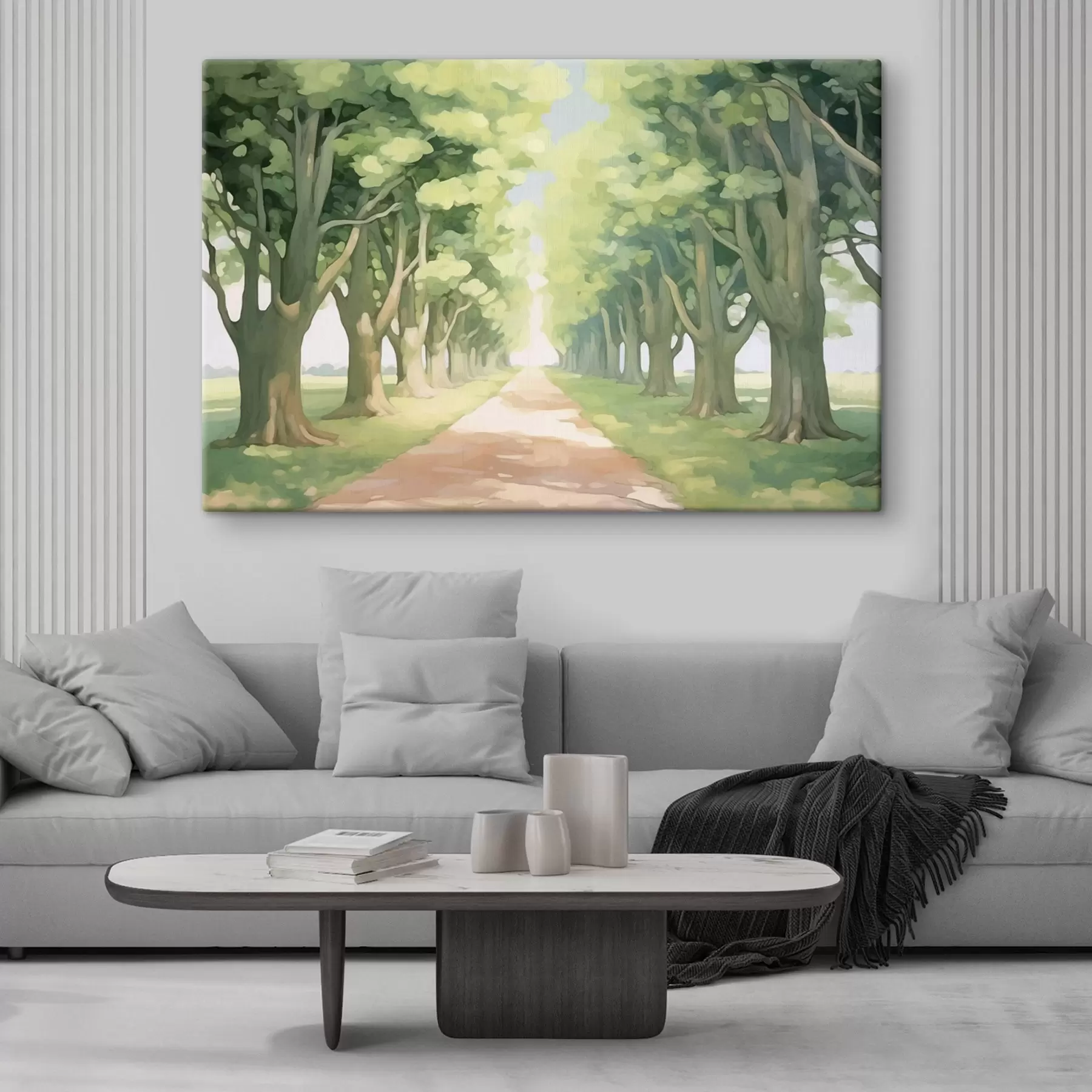 Wandbilder Baumallee entlang des Weges s44727