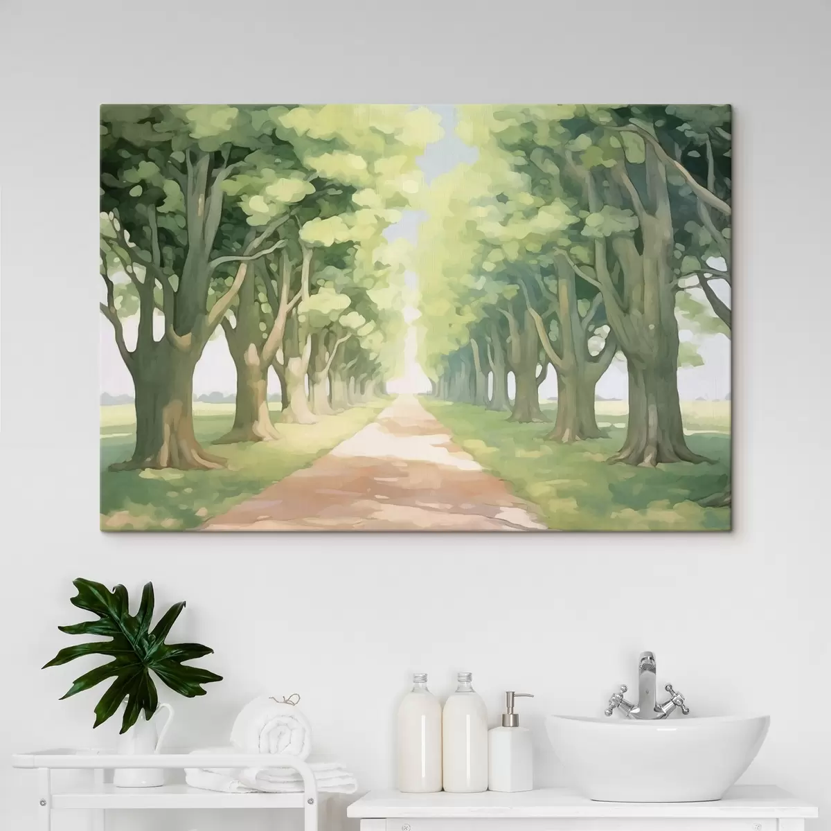 Wandbilder Baumallee entlang des Weges s44727