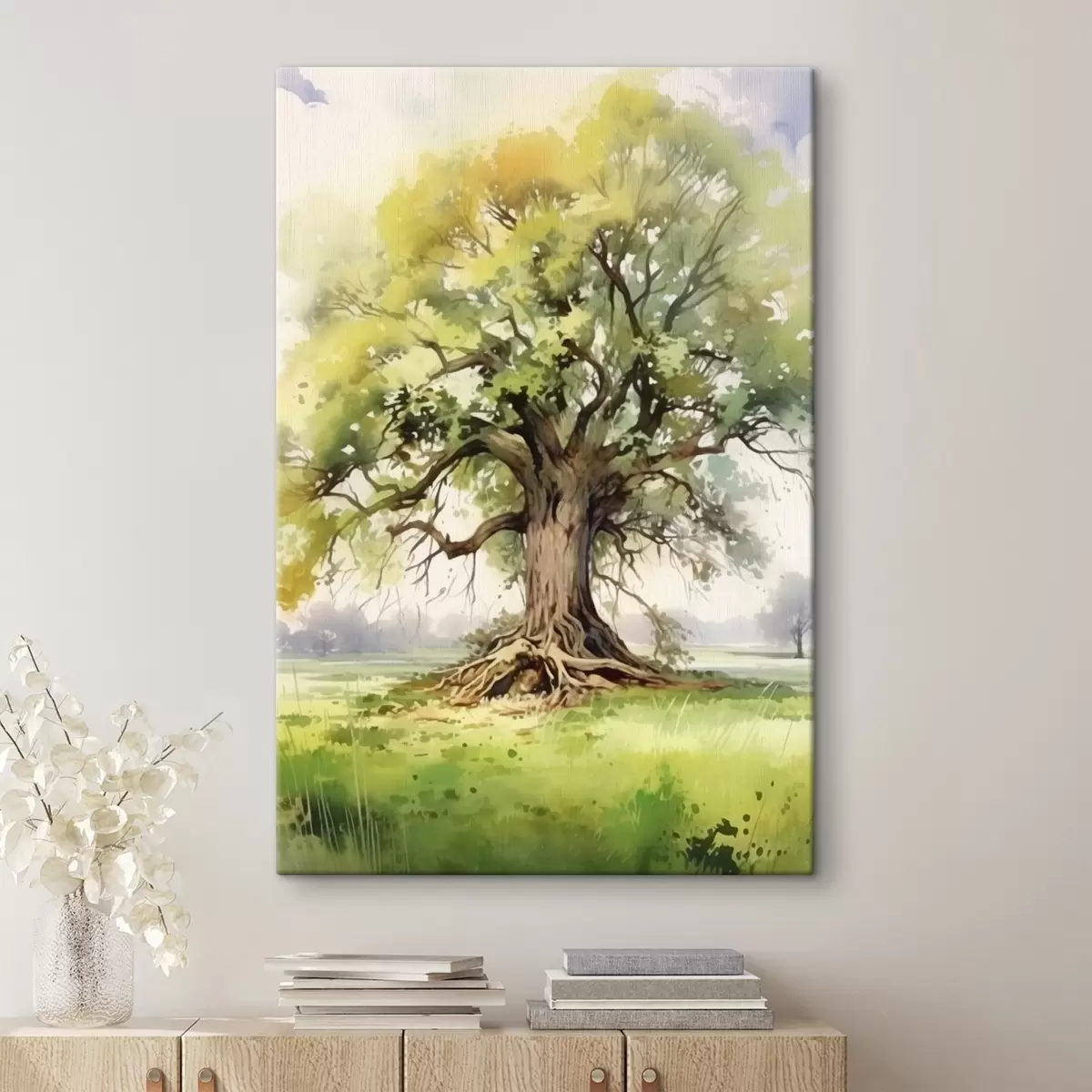 Wandbilder Ein alter Baum mit ausladenden Wurzeln s44731