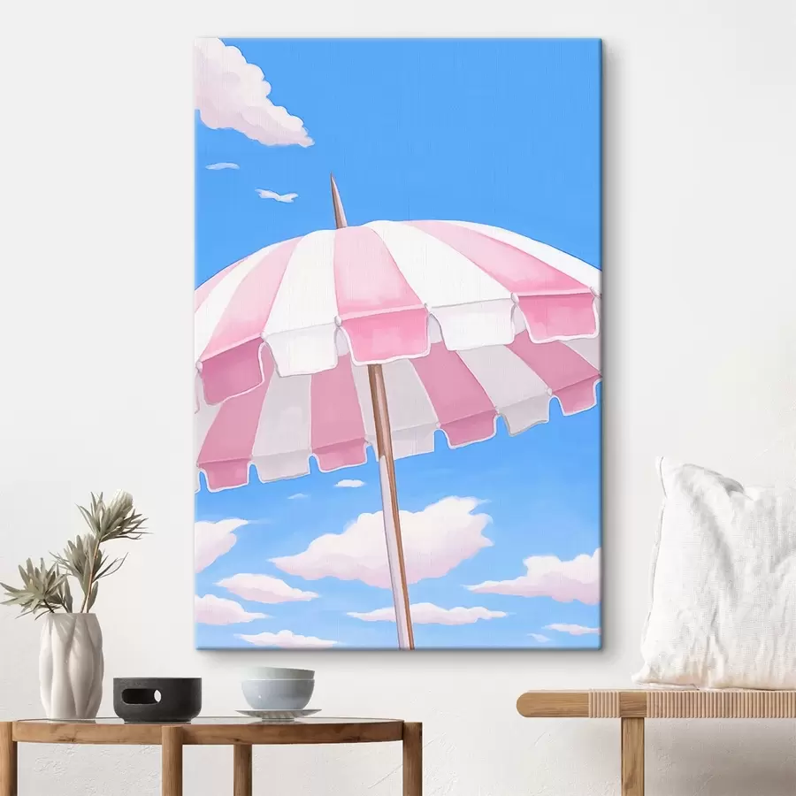 Wandbilder Rosa Sonnenschirm s44740