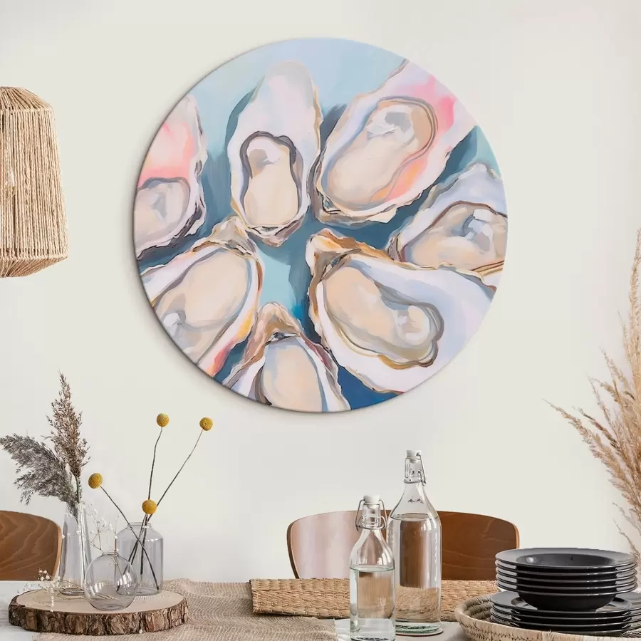 Wandbilder Austernschalen am Strand r44734