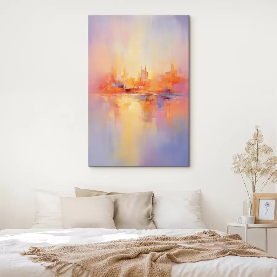 Wandbilder Mehrfarbige Pinselstriche s44743