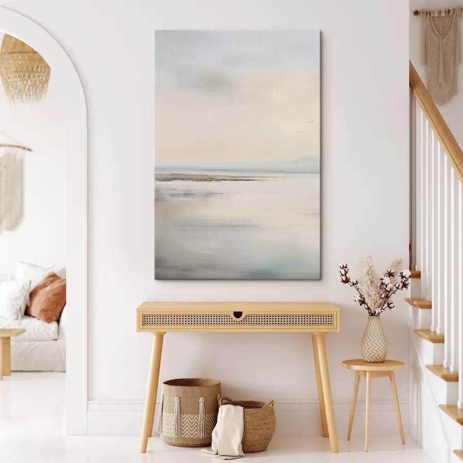 Wandbilder Pastellfarbenes Meer mit Horizont s44746