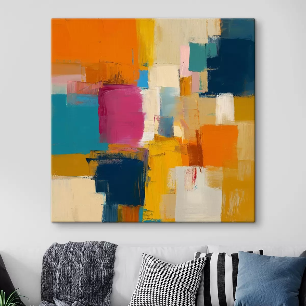 Wandbilder Farbflecken im zeitgenössischen Stil s44753