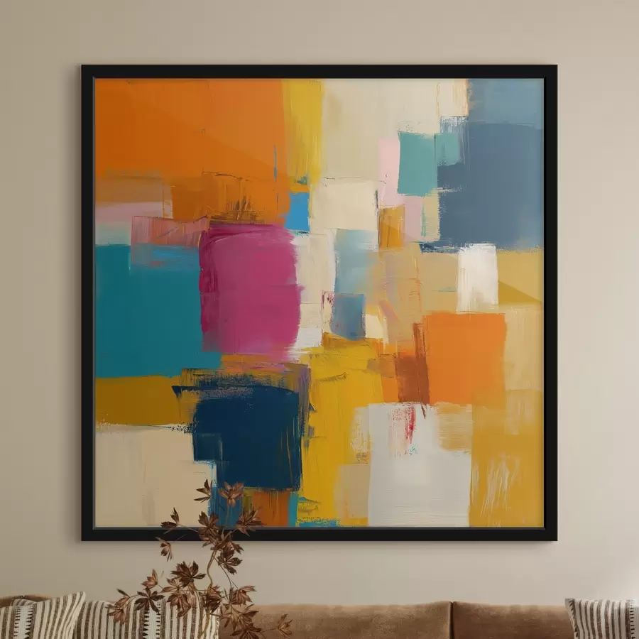 Fototapete Farbflecken im zeitgenössischen Stil f44753