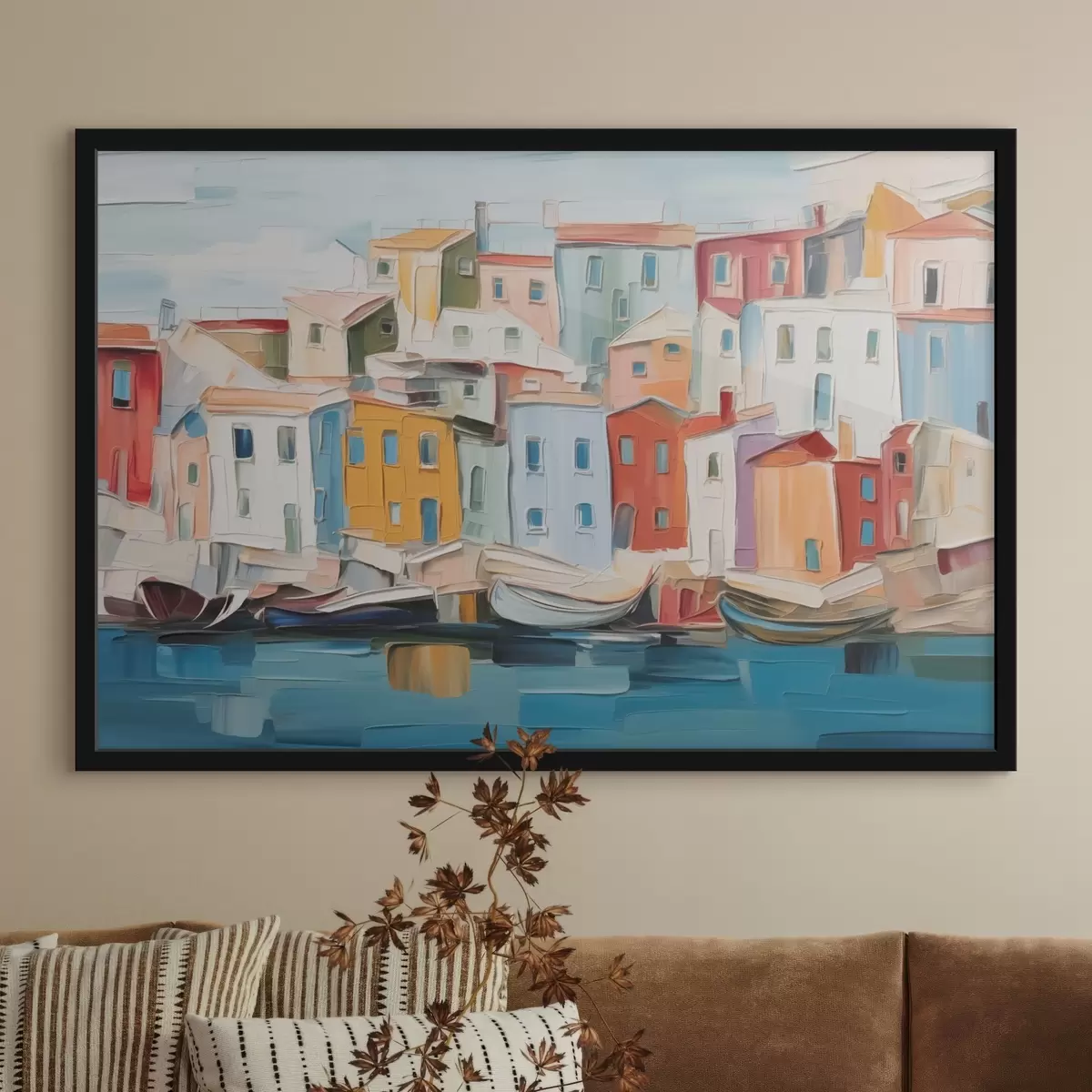 Poster Abstrakte Stadthäuser f44783