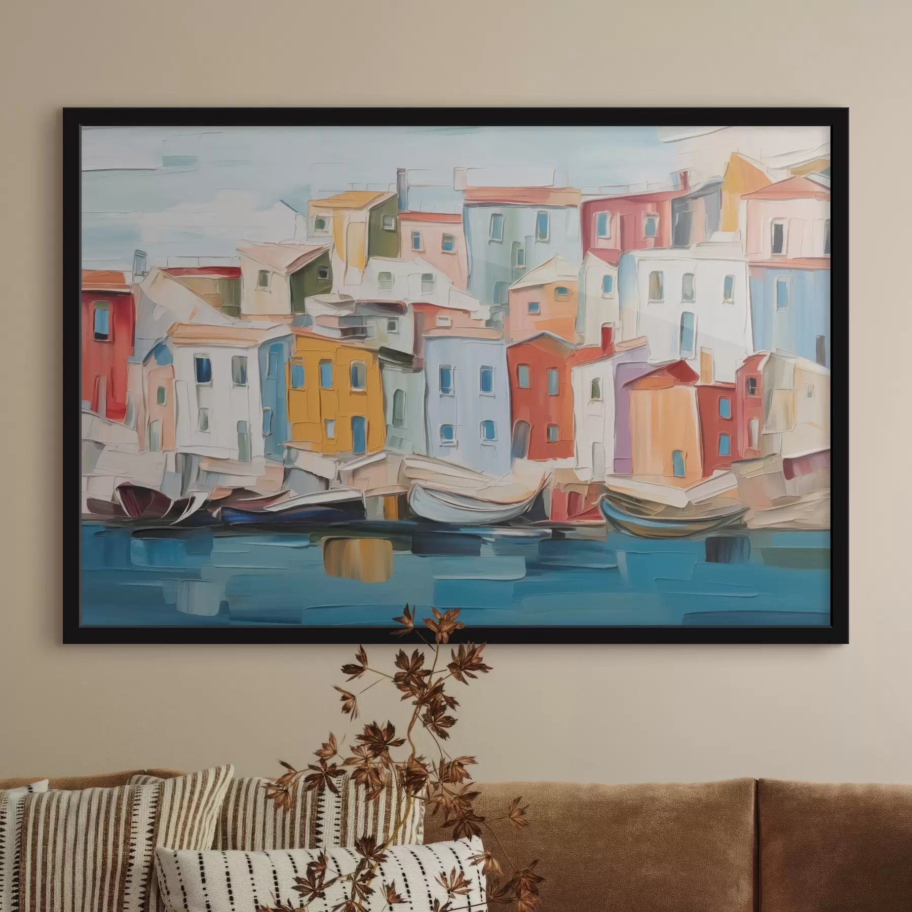 Fototapete Abstrakte Stadthäuser f44783