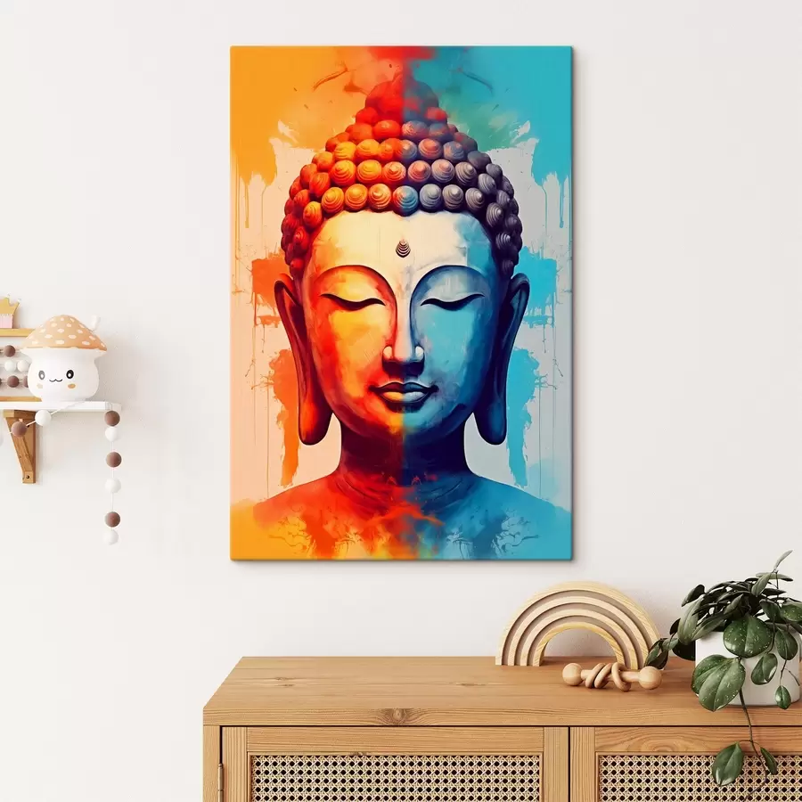 Wandbilder Porträt von Buddha s44811