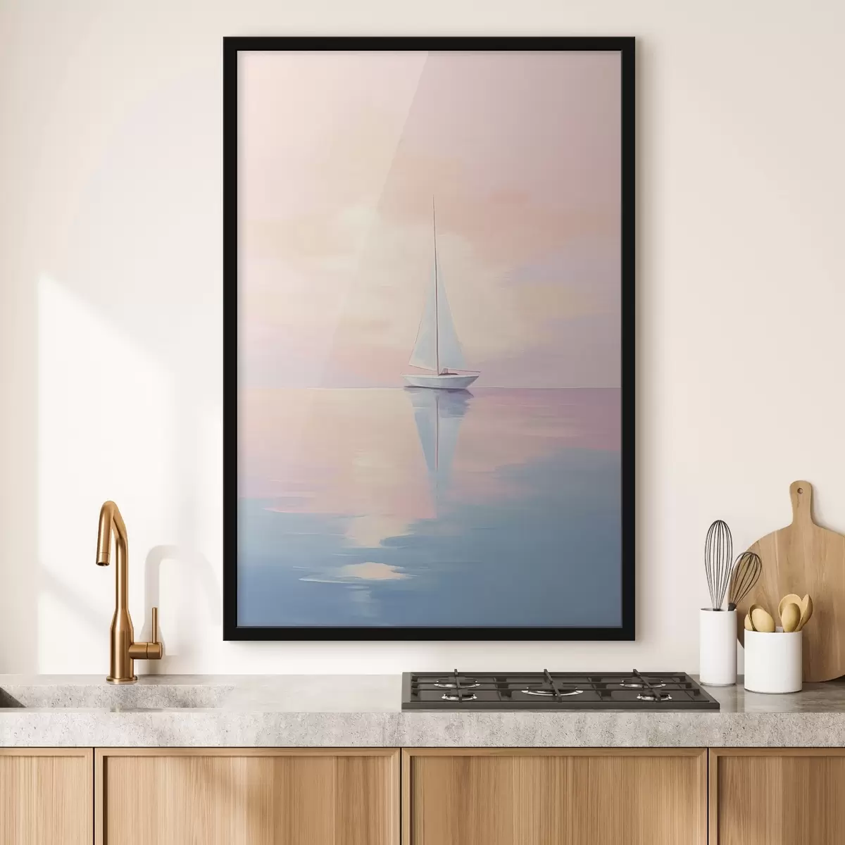 Poster Yacht auf dem Meer f44798