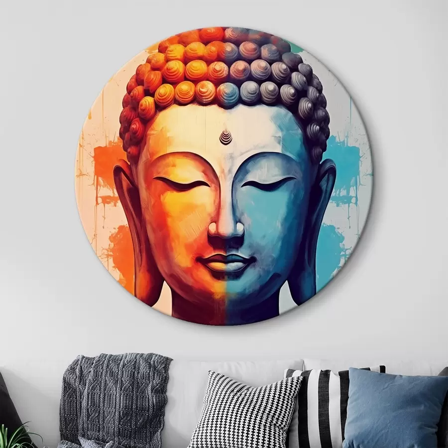 Wandbilder Porträt von Buddha r44811