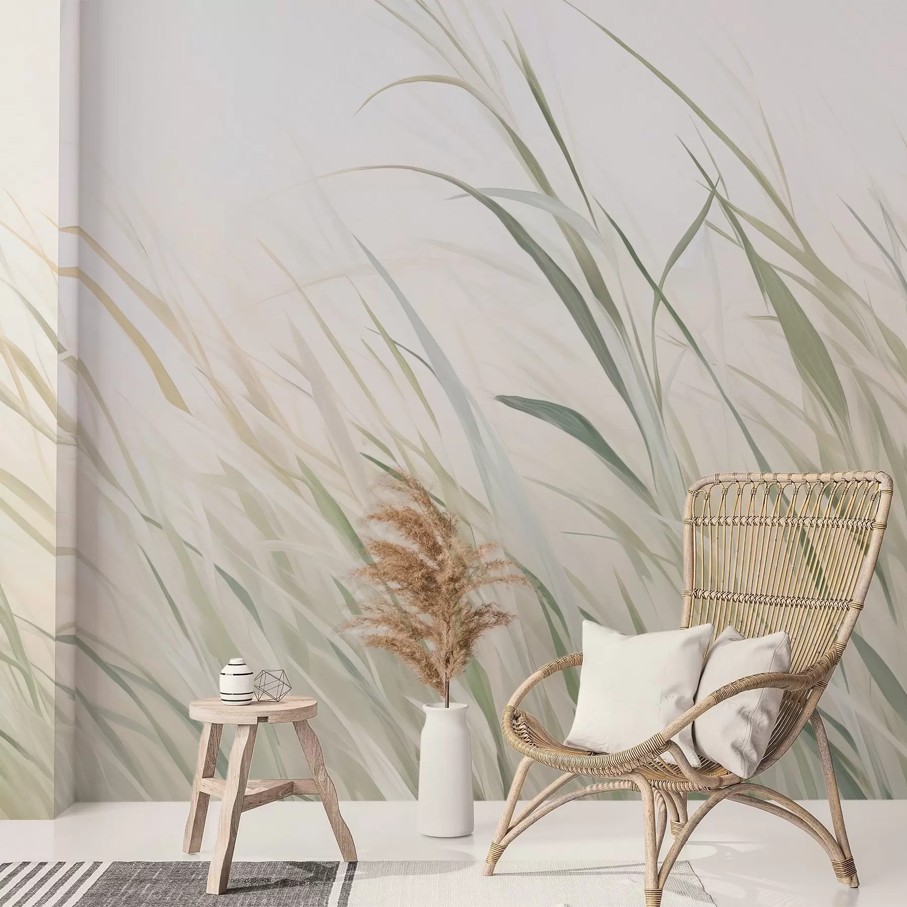 Fototapete Grasimitation Malerei w04175