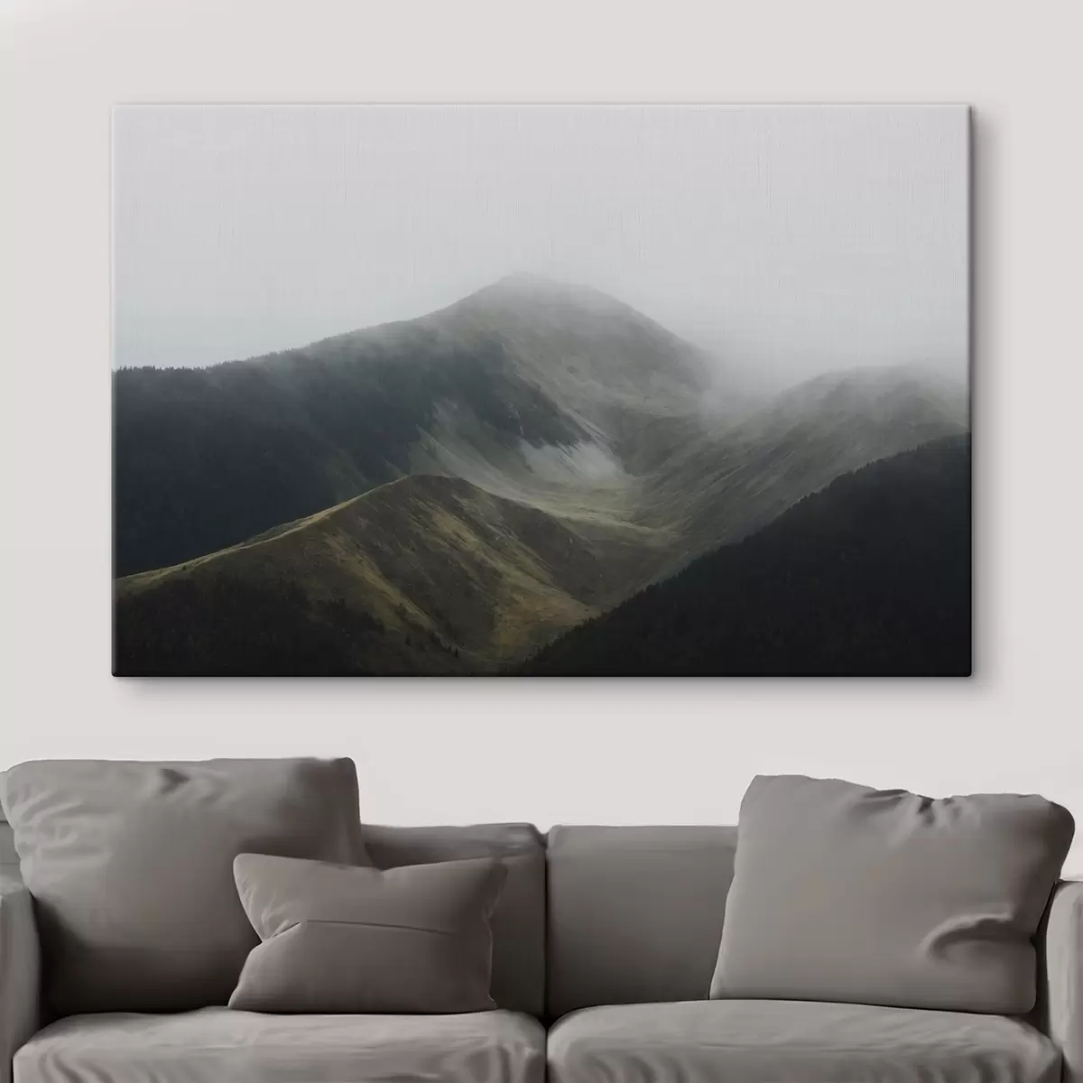 Wandbilder Moai-Steinstatuen auf der Osterinsel bei Sonnenuntergang s44900