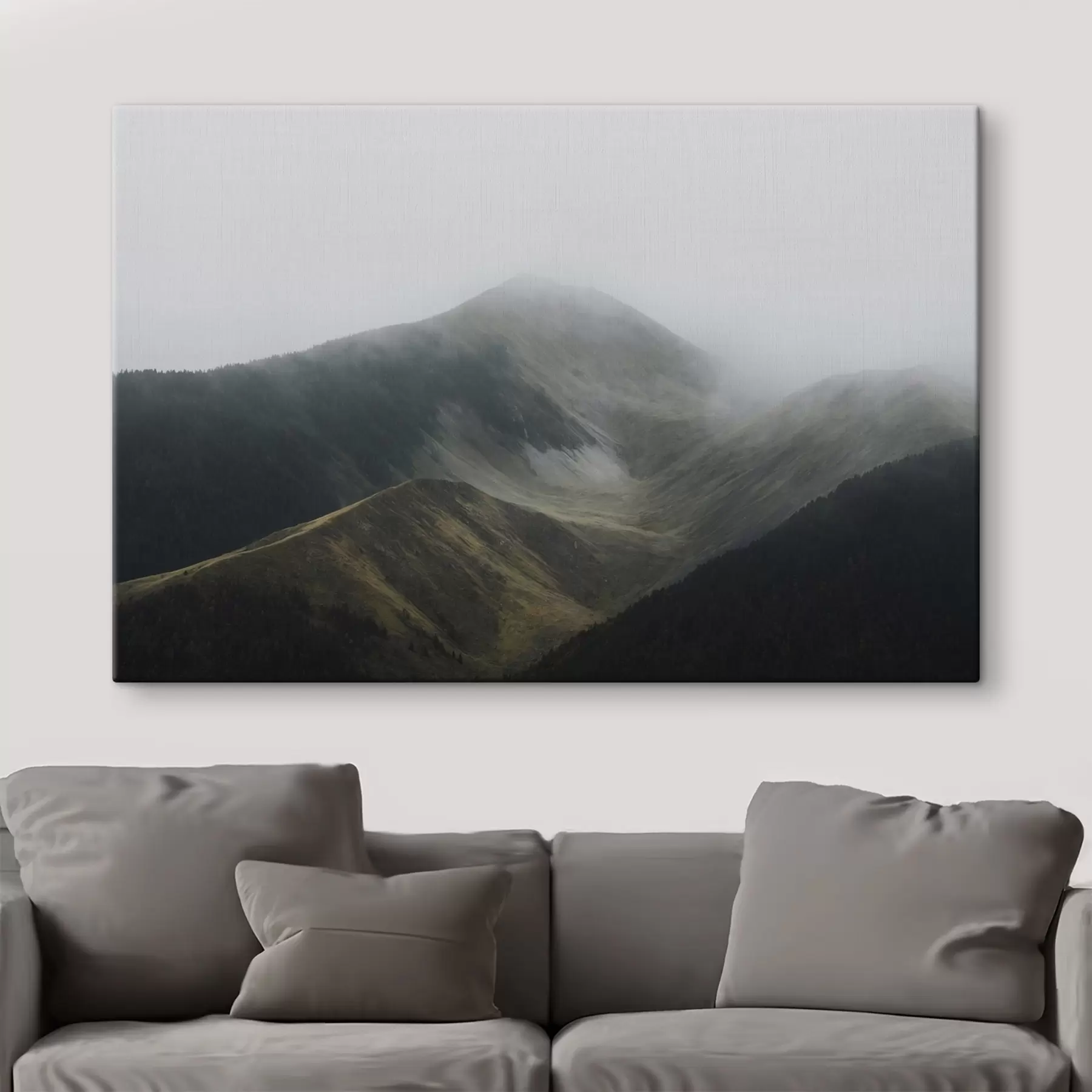 Wandbilder Moai-Steinstatuen auf der Osterinsel bei Sonnenuntergang s44900