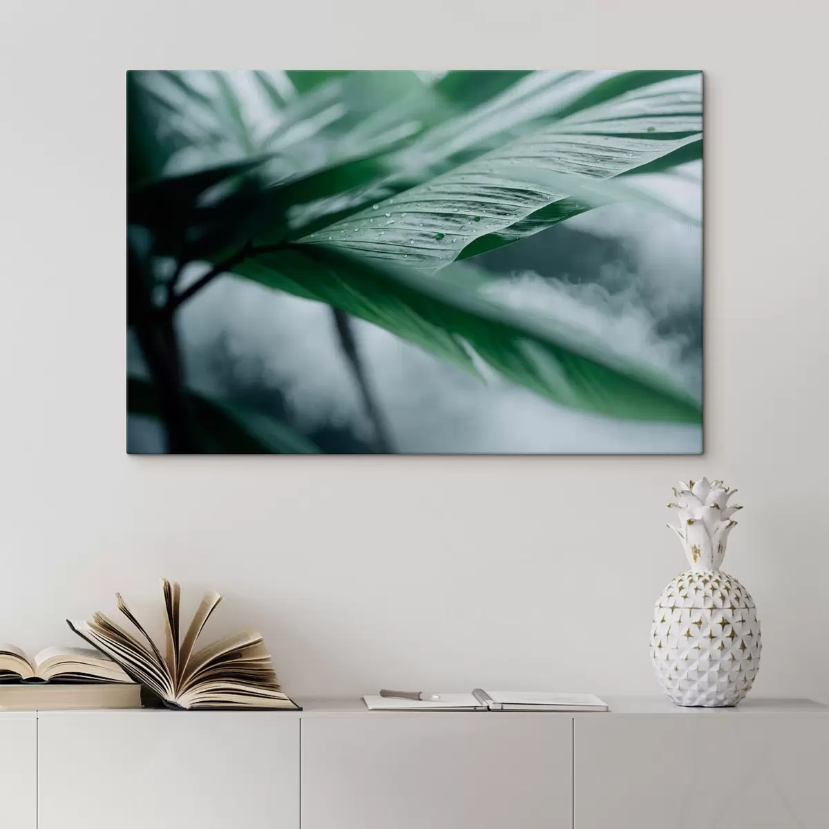 Wandbilder Minimalistische Komposition aus Terrakotta-Ringen und Geometrie s44902