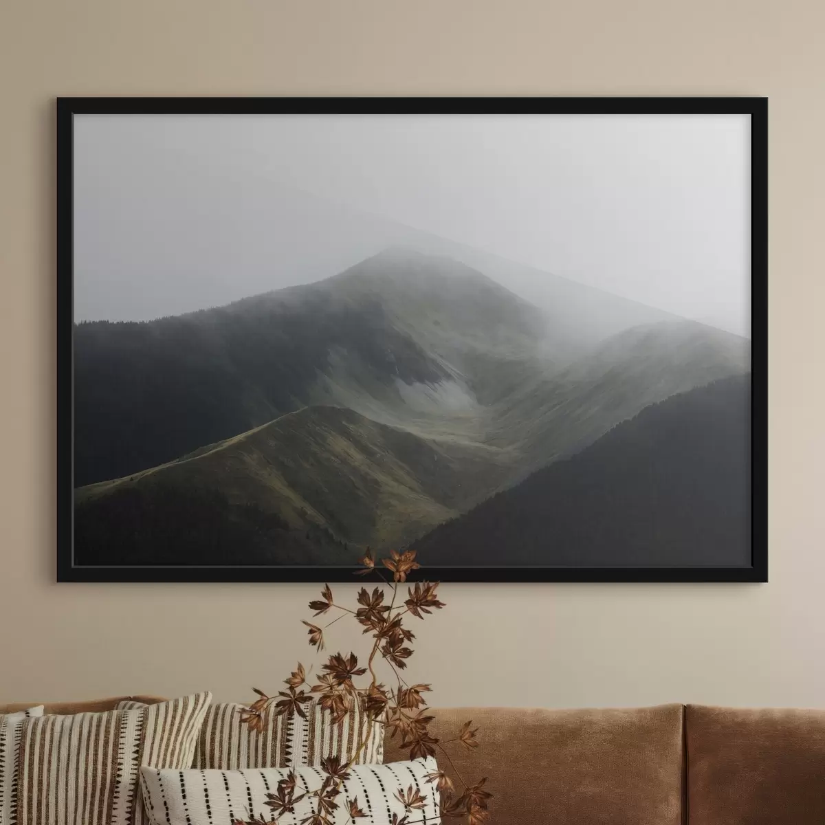 Poster Moai-Steinstatuen auf der Osterinsel bei Sonnenuntergang f44900