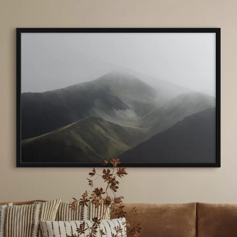 Fototapete Moai-Steinstatuen auf der Osterinsel bei Sonnenuntergang f44900