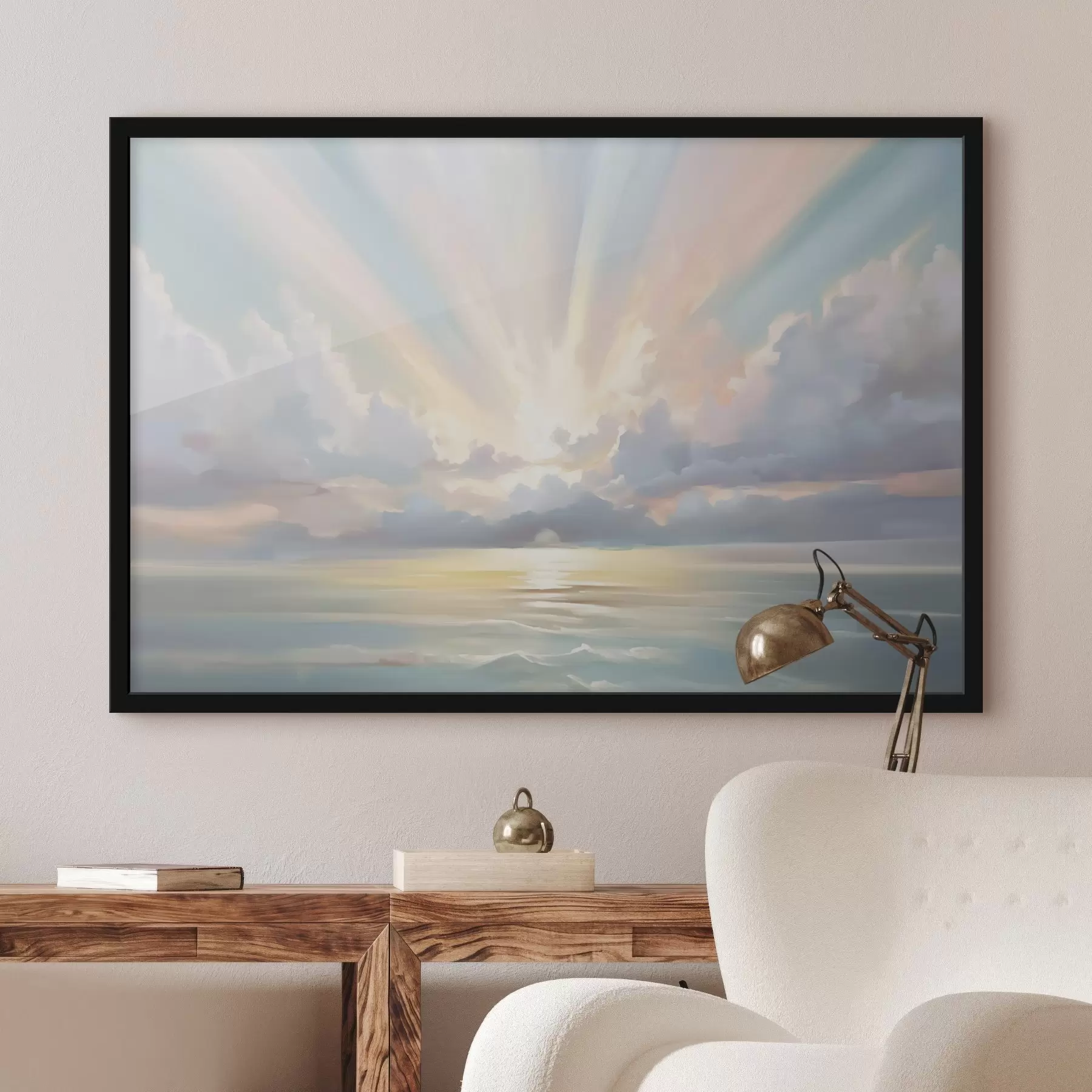 Wandbilder Morgendämmerung über dem Meer f44823