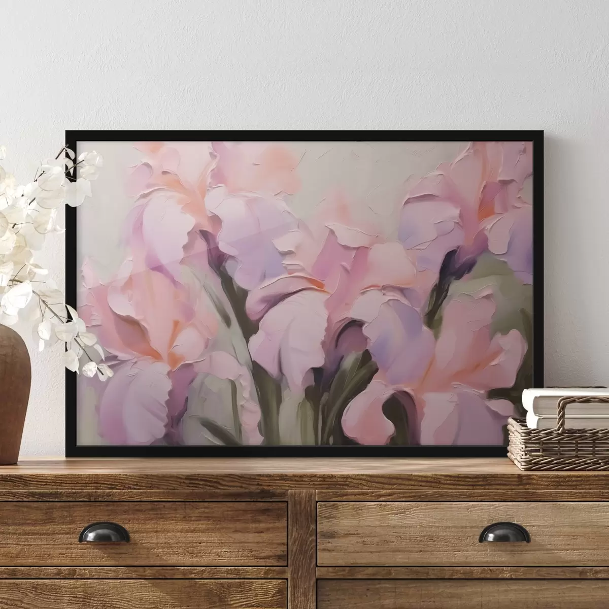 Poster Abstrakte Schwertlilien f44833