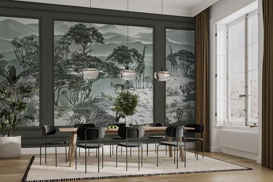 Fototapete Afrikanische Tiere w09230v1