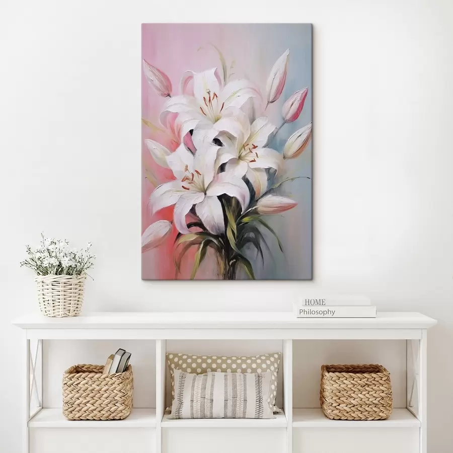 Wandbilder Weiße Lilien s44904