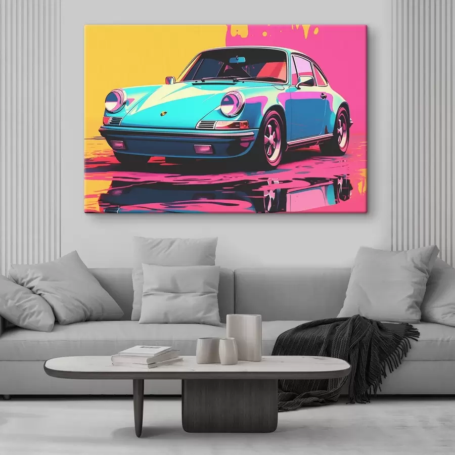 Wandbilder Retro-Auto s44910