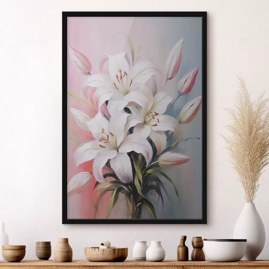 Fototapete Weiße Lilien f44904