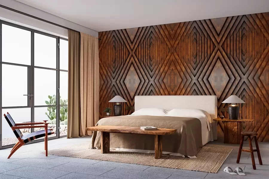 Fototapete nachahmung von Holzplatten w04168v1