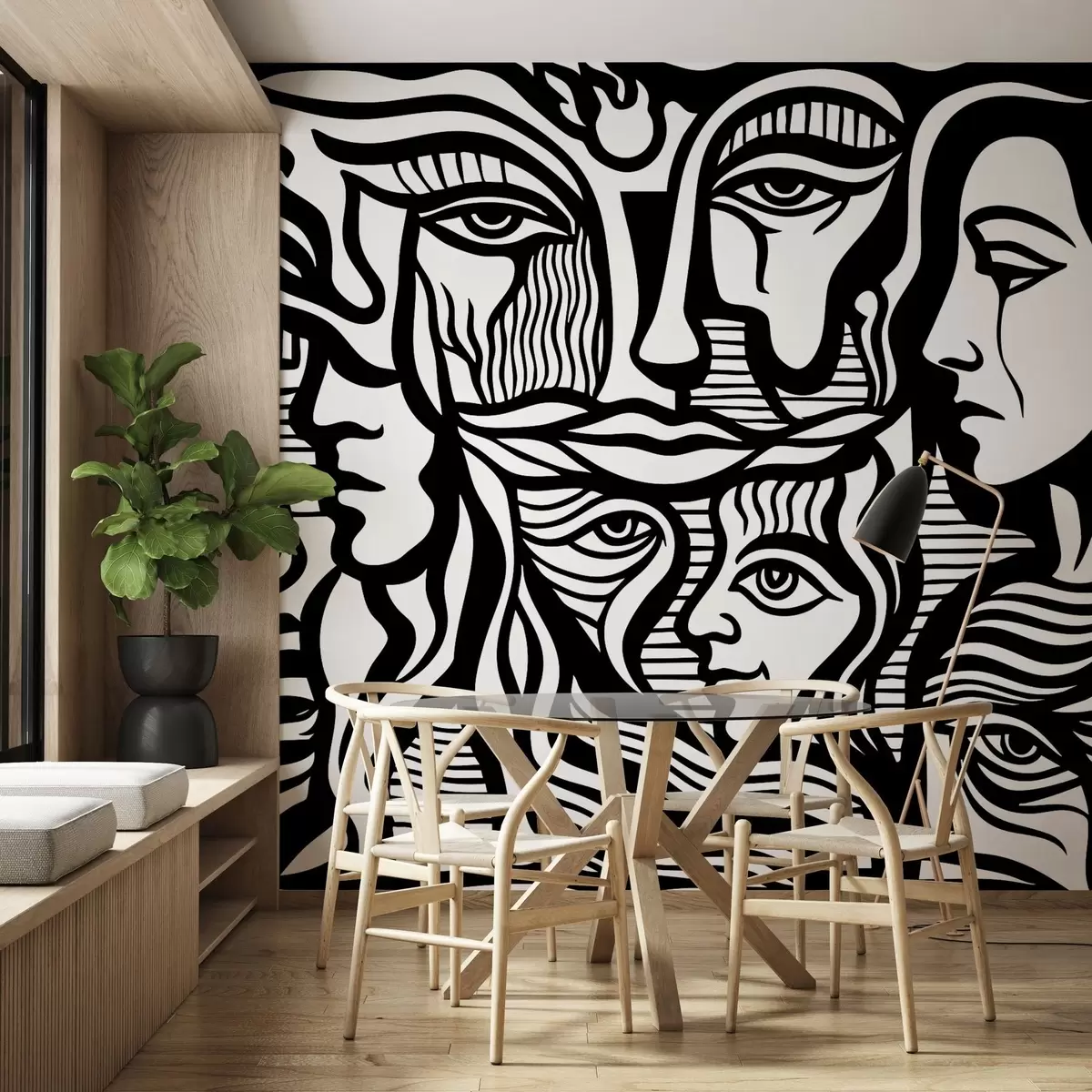 Fototapete Abstrakte Anatomie w04191