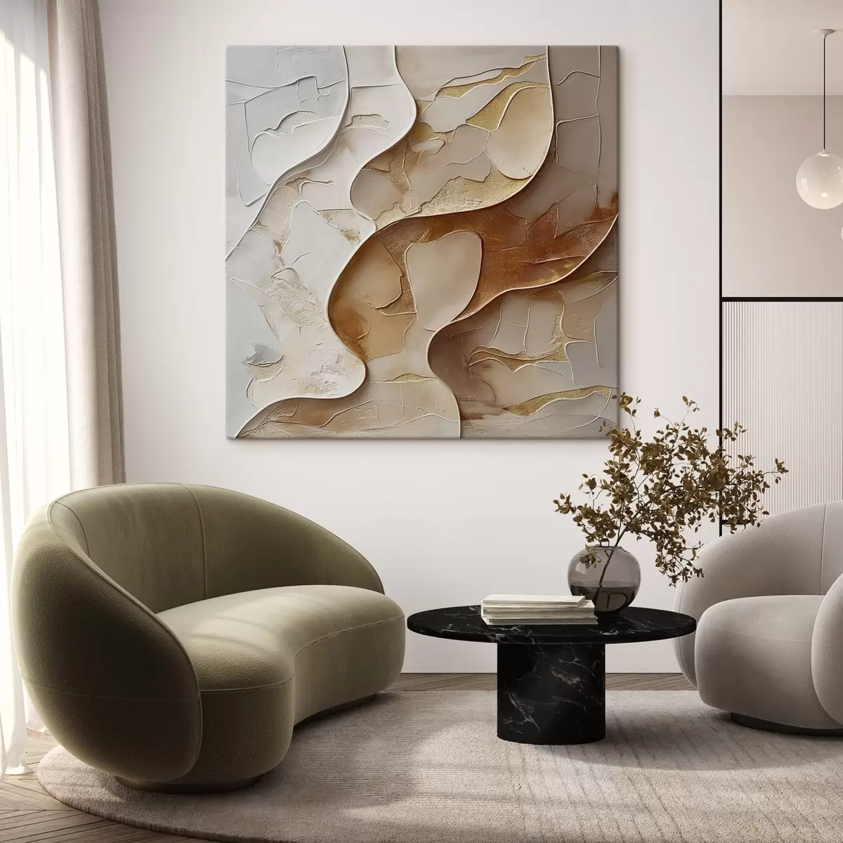 Wandbilder Steinwellen s44957