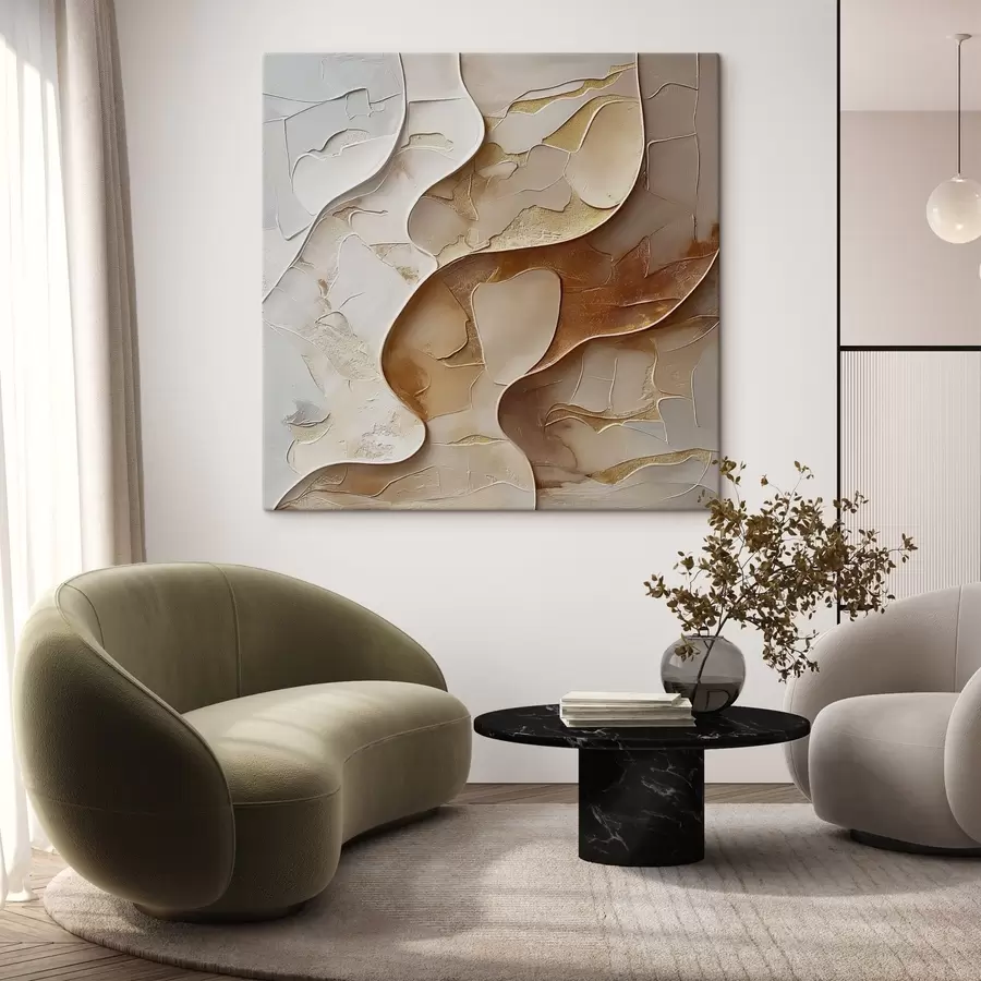 Wandbilder Steinwellen s44957