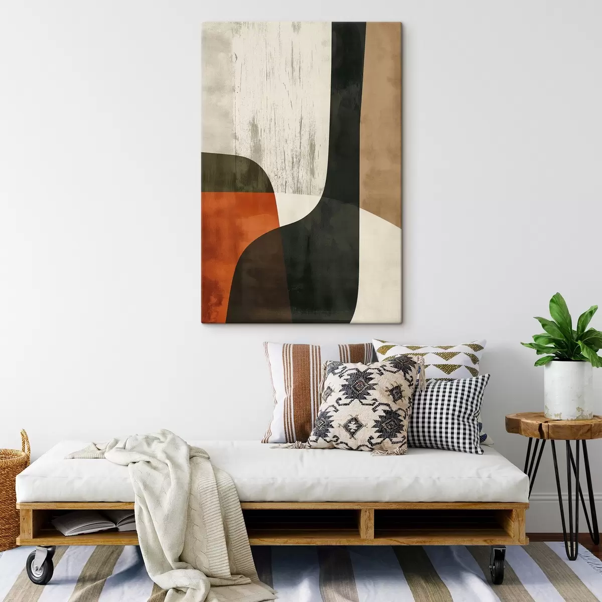 Wandbilder Mehrfarbige Pinselstriche s44968