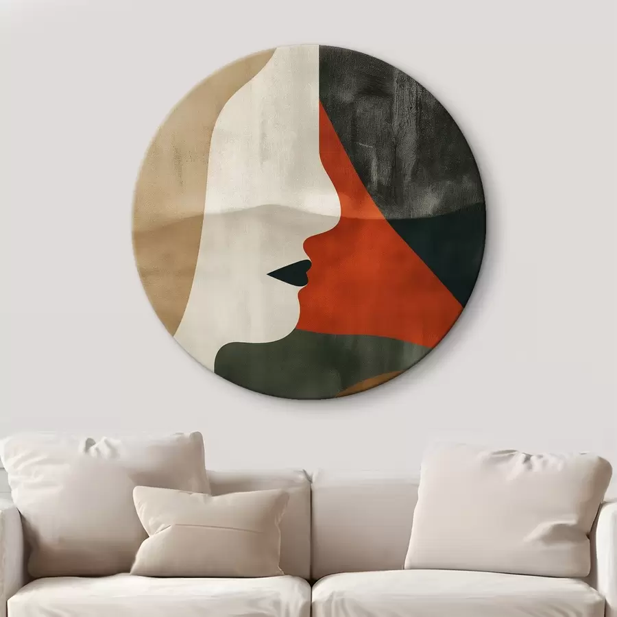 Wandbilder Gesicht und Abstraktion r44969