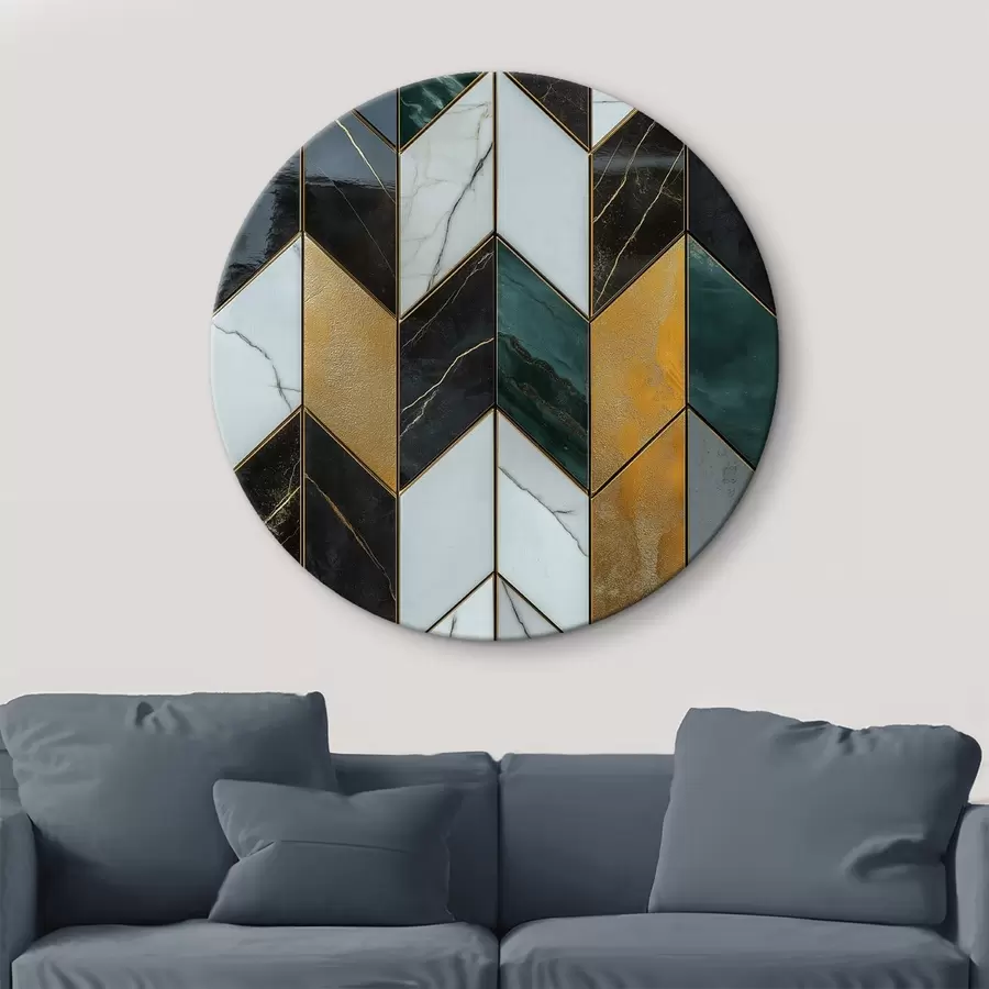 Wandbilder Abstraktion von Marmor r44973