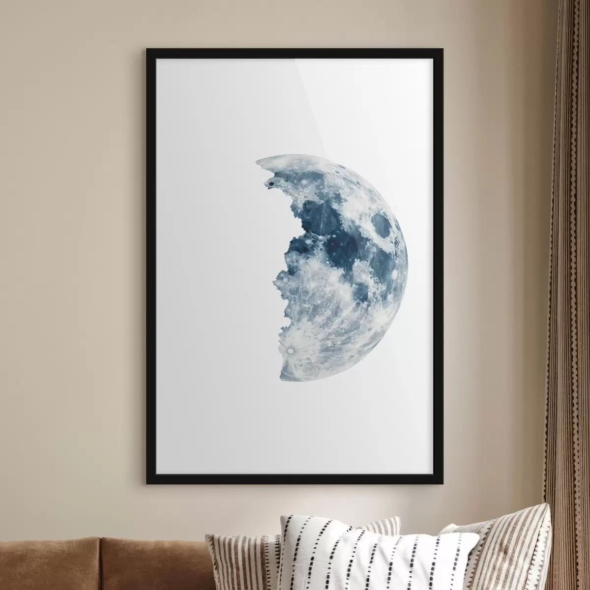 Poster Abnehmender Mond f44966
