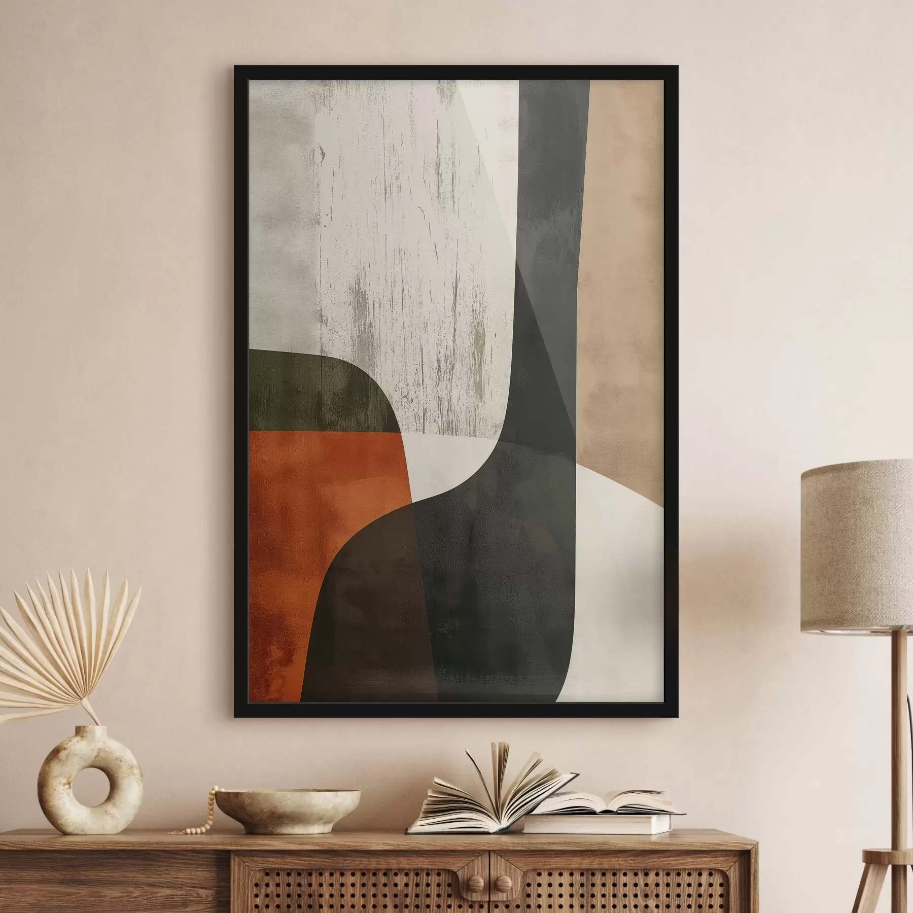 Wandbilder Mehrfarbige Pinselstriche f44968