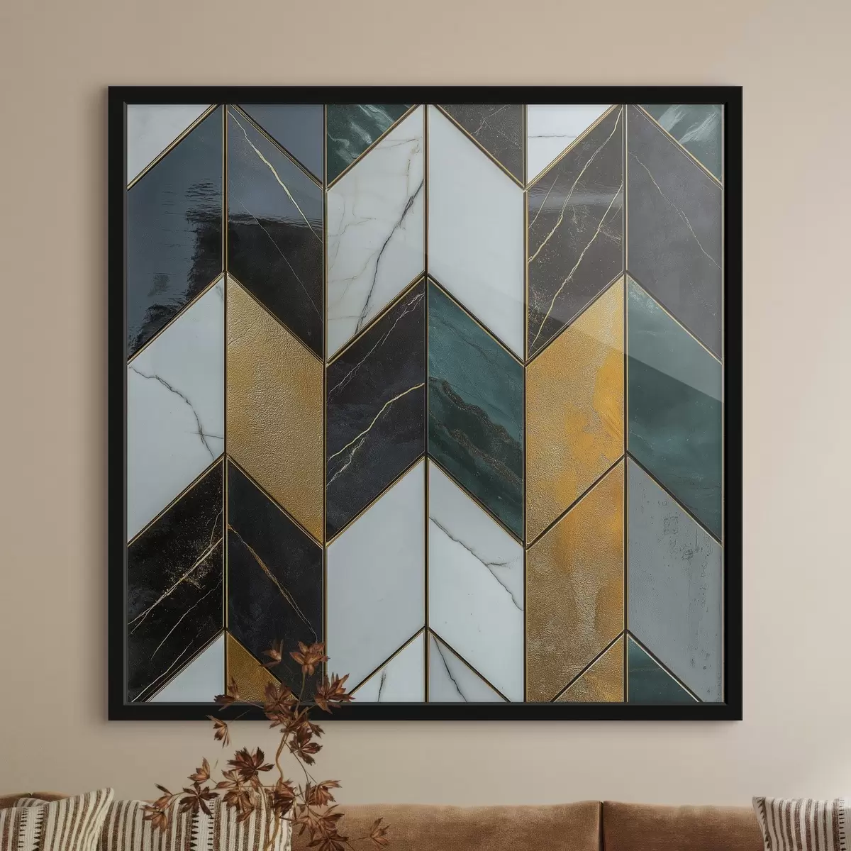 Poster Abstraktion von Marmor f44973