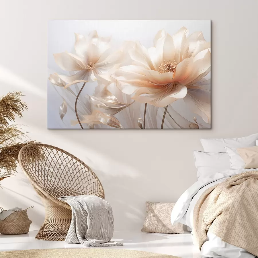 Wandbilder Sanfte Pfirsichblüten s44836