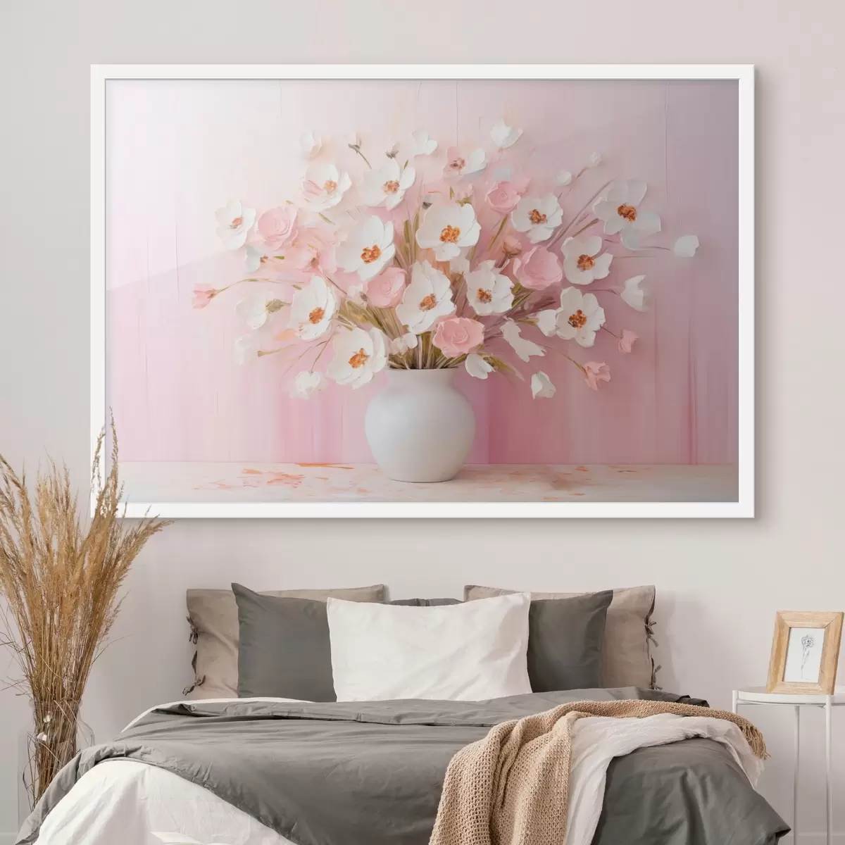 Poster Zarter Strauß im modernen dekorativen Stil f44950